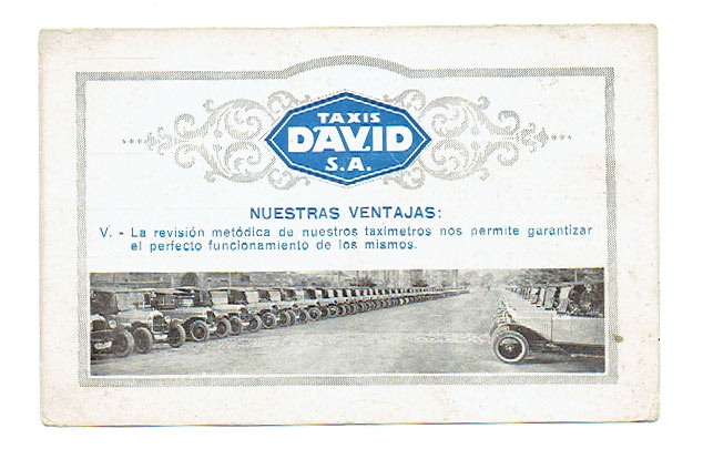 publicidad Taxis David