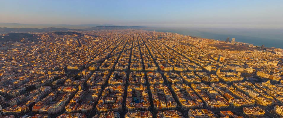 barcelona vista eixample