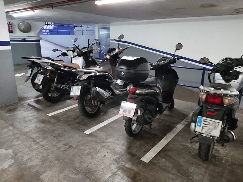 Parking para motos en Barcelona centro